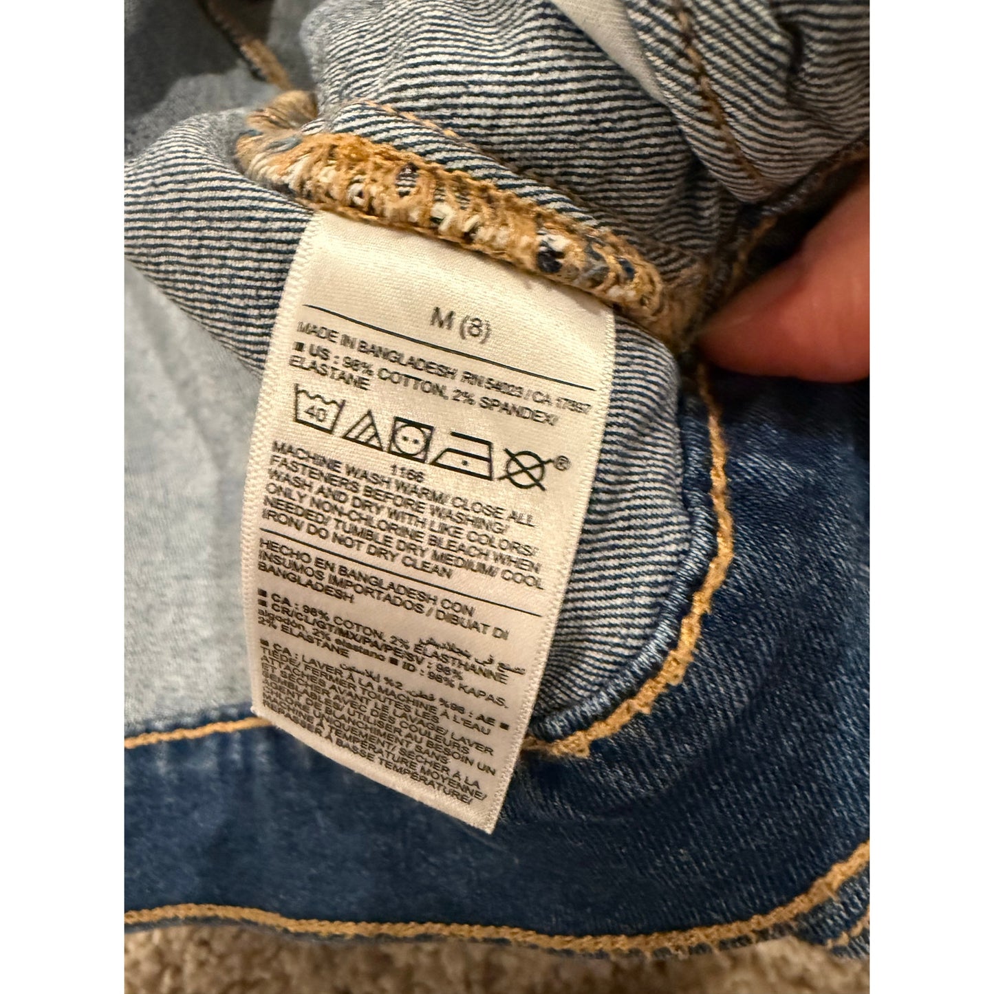 Girls Old Navy Denim Jacket-M/8 medium blue