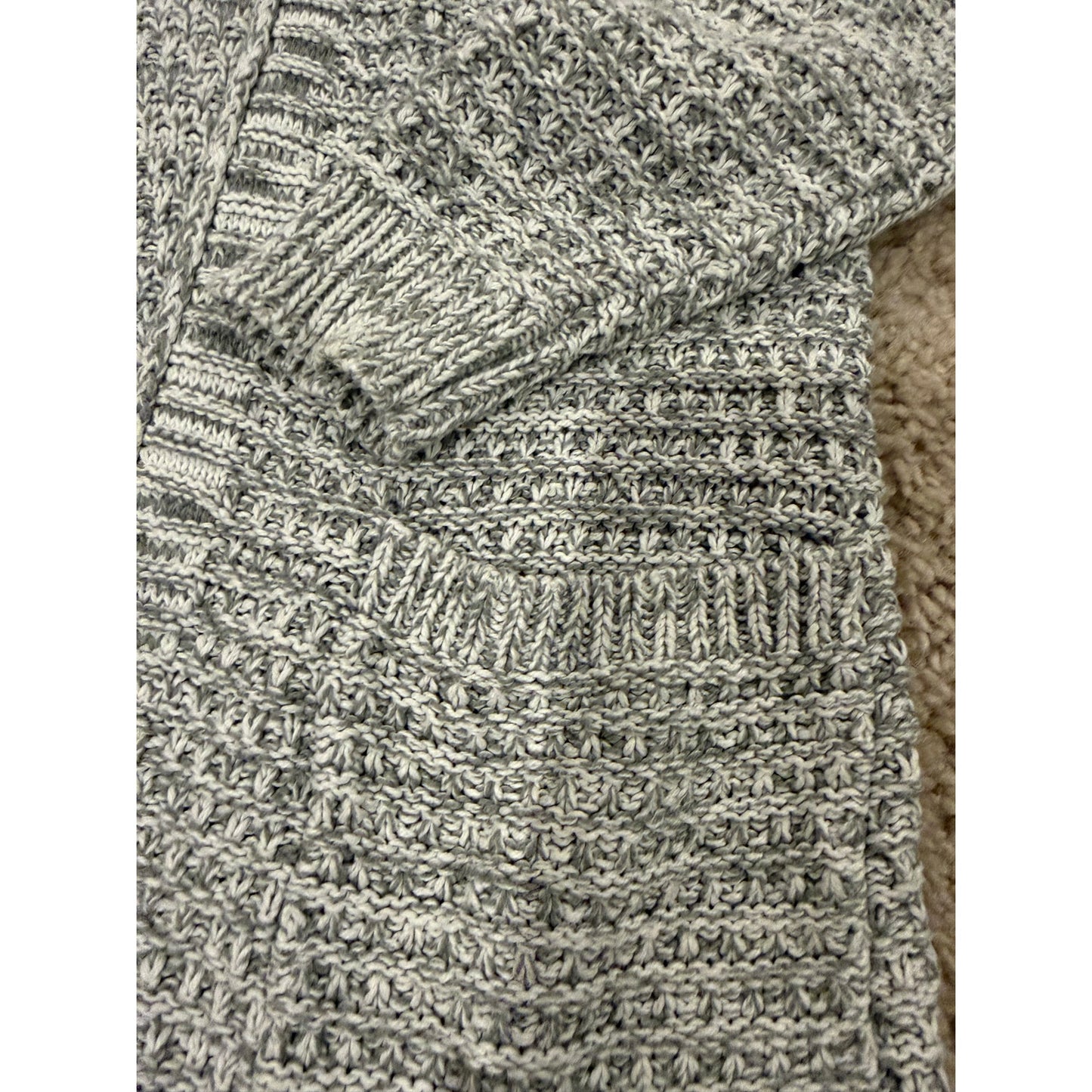 Girls Cat & Jack Cardigan Grey- M 8