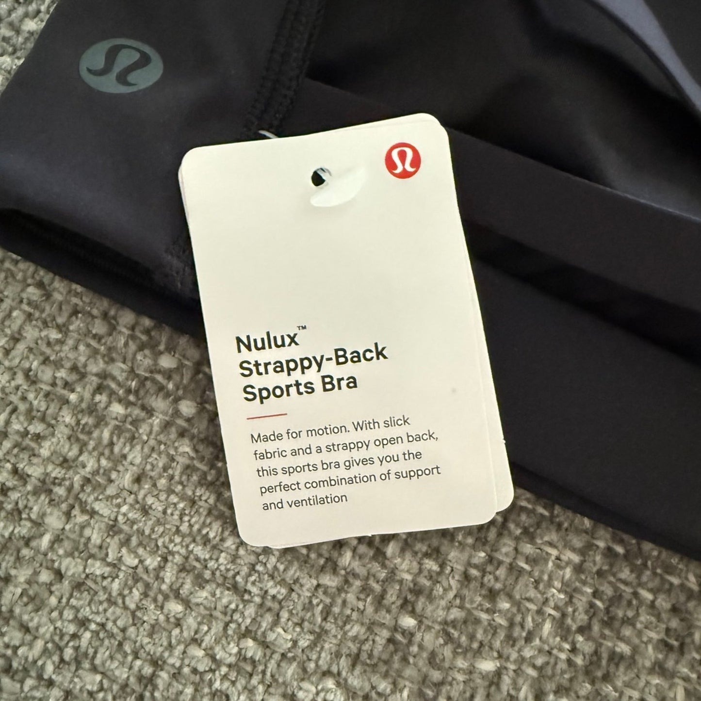 Lululemon Nulux Strappy BackSports Bra-L