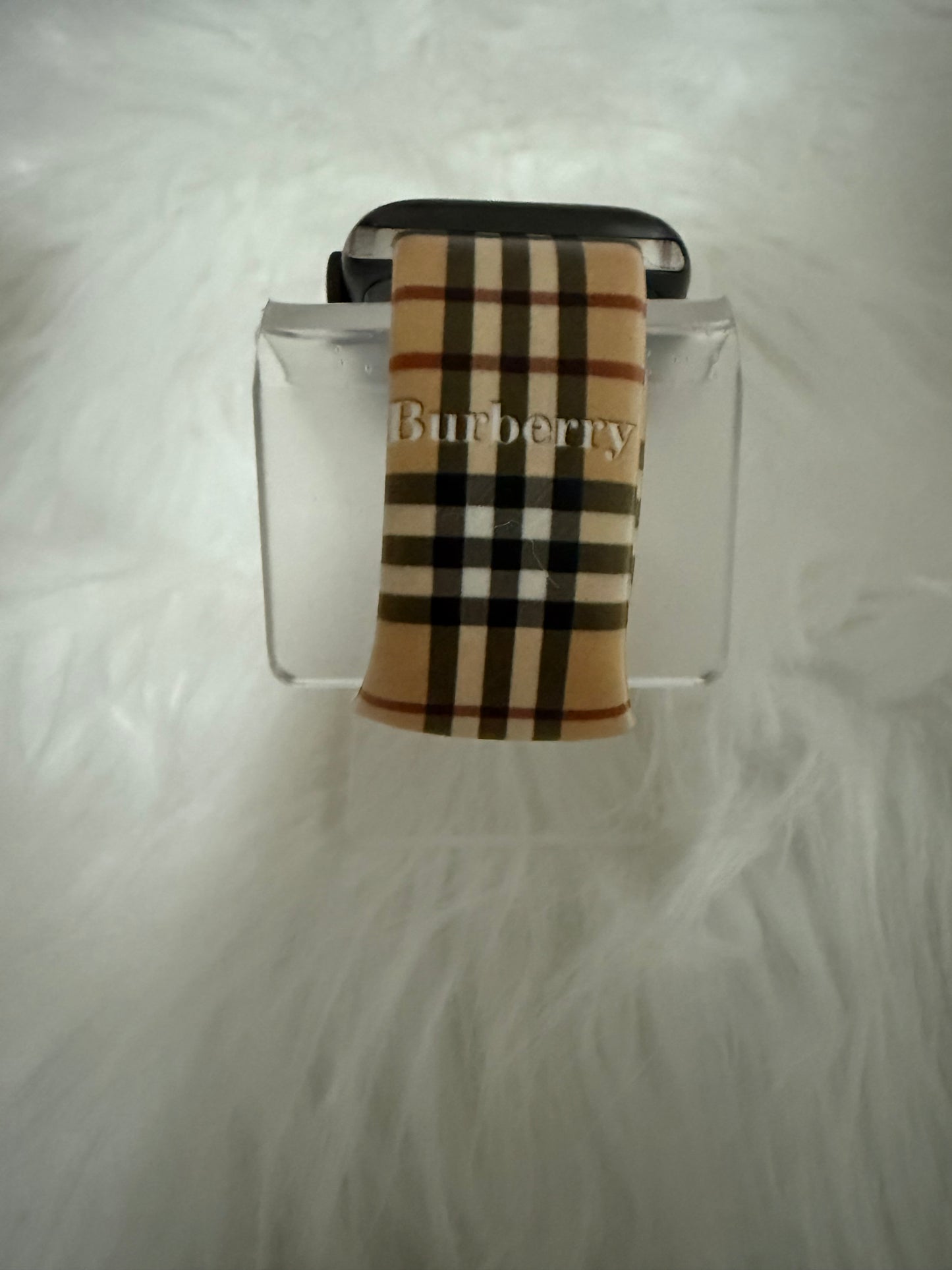 Plaid Silicone Watchband