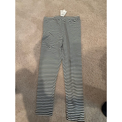 New Girls Striped Leggings-18/20