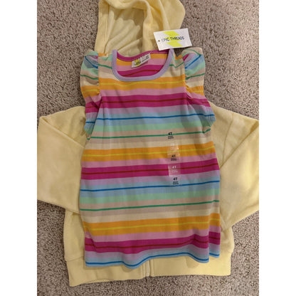 New Girls 4T Top/Hoodie Bundle-4T Retail $54