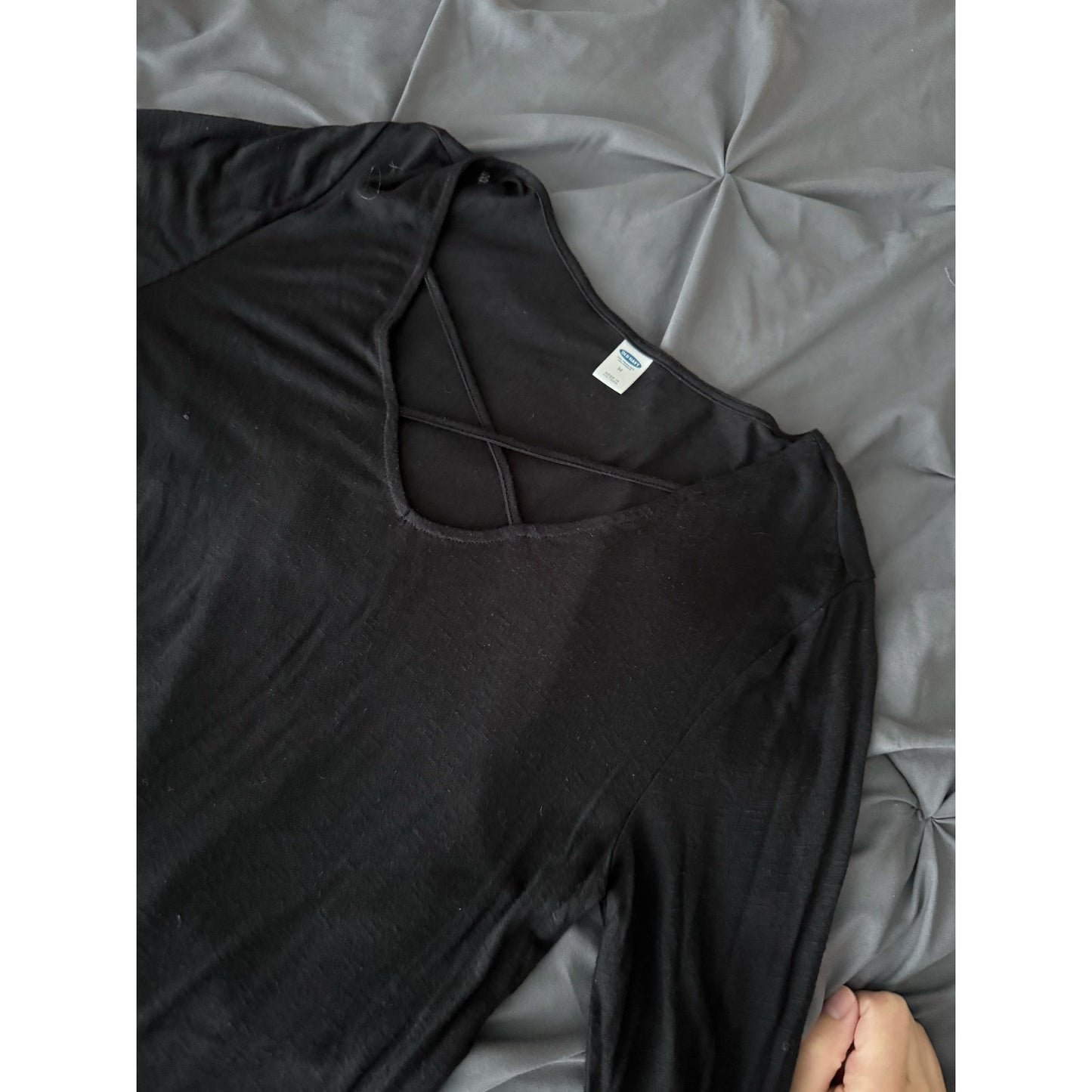 Old Navy Womens black top-M
