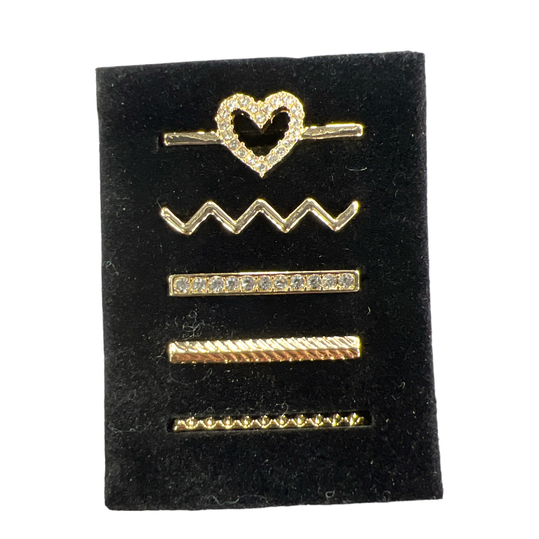 $3 5 Piece Heart Shaped Watch Charm Set