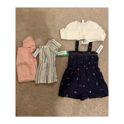 New Girls Carter Bundle-4T Retail $116
