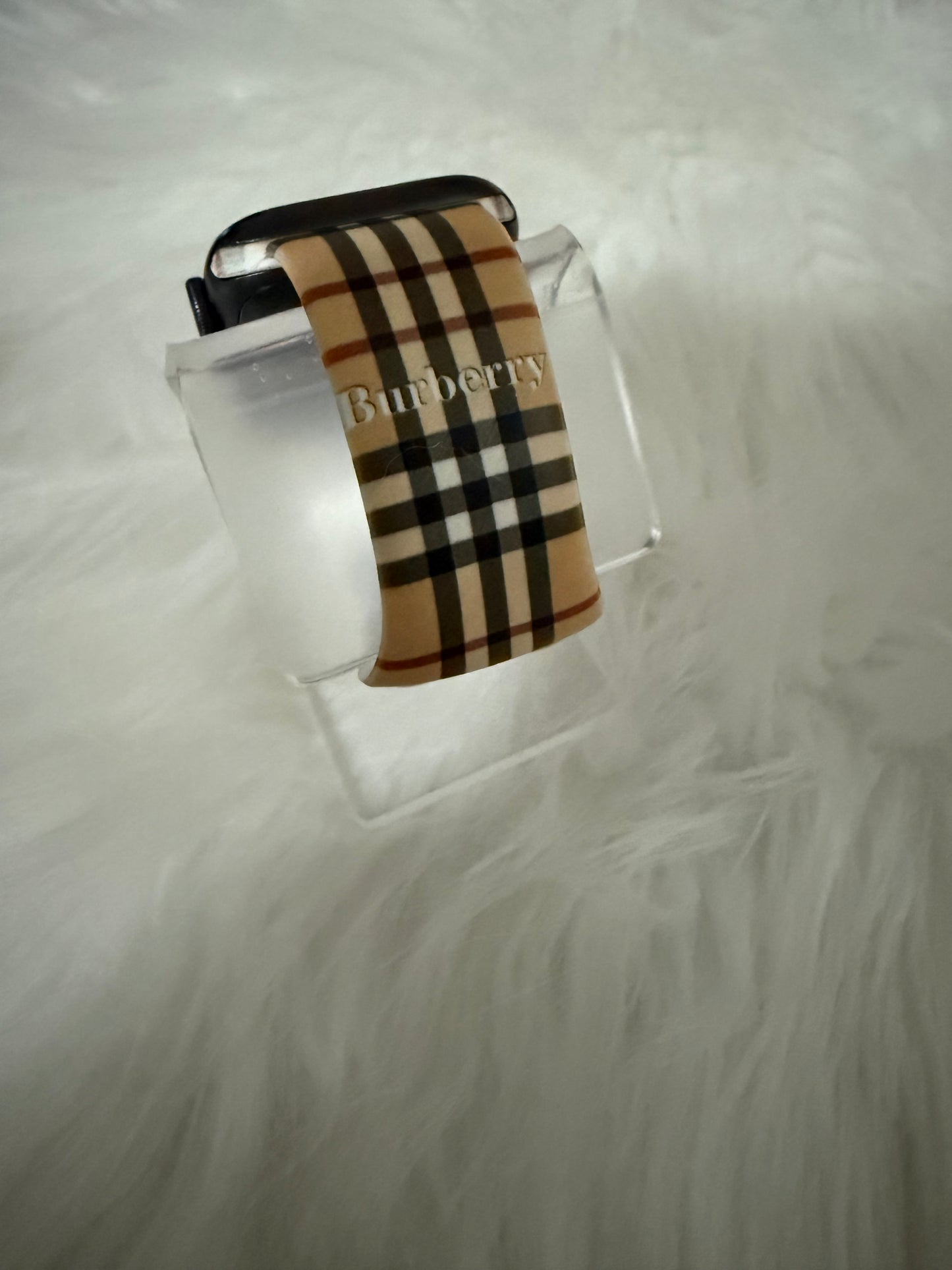 Plaid Silicone Watchband