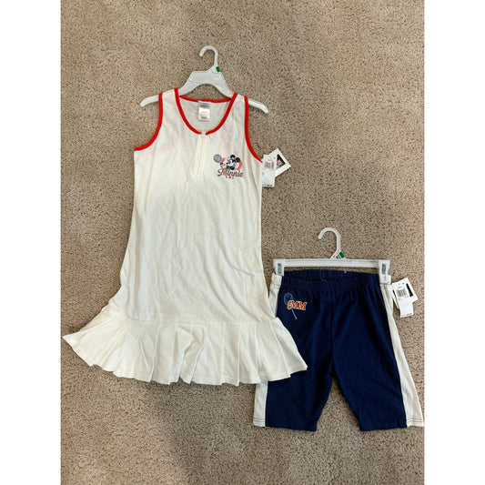 New Girls Disney Dress/ Short Bundle- L 12/14