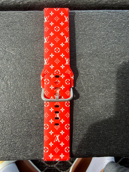 20MM/22MM Small Printed Silicone Bands