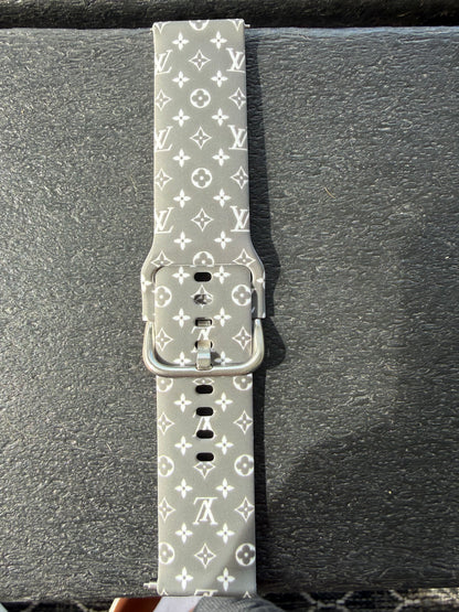 20MM/22MM Small Printed Silicone Bands