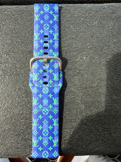 20MM/22MM Small Printed Silicone Bands