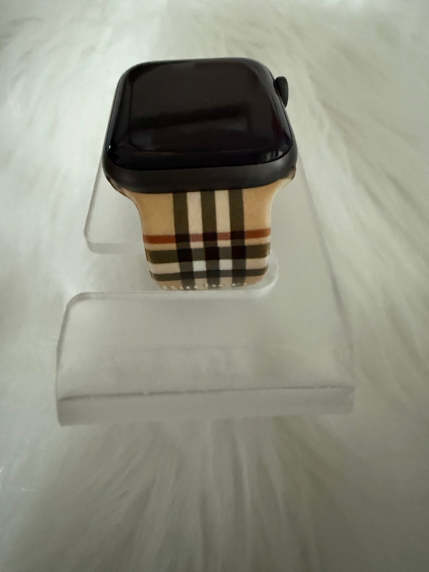 Plaid Silicone Watchband
