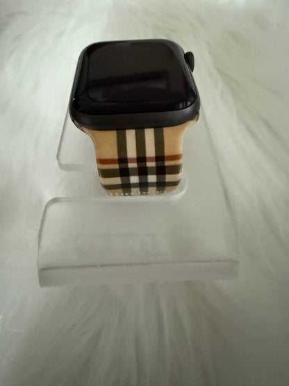 Plaid Silicone Watchband