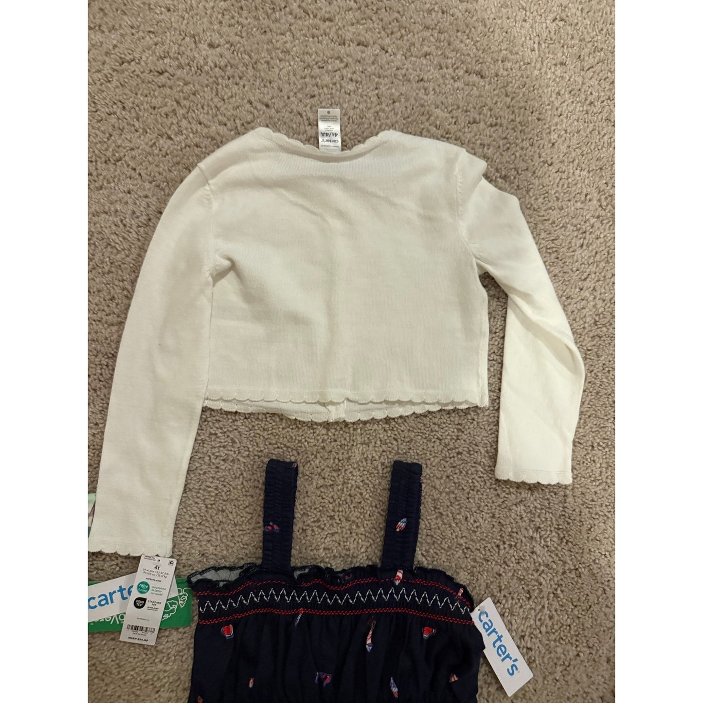 New Girls Carter Bundle-4T Retail $116