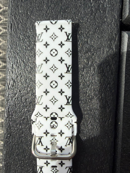 20MM/22MM Small Printed Silicone Bands