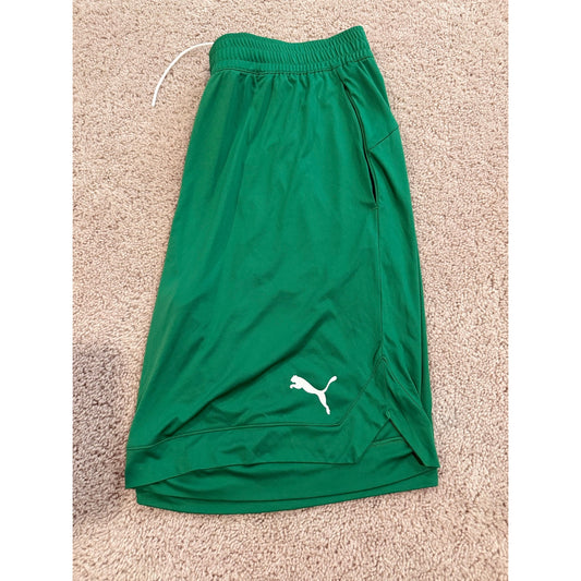 New Mens Green Puma Shorts-XXL