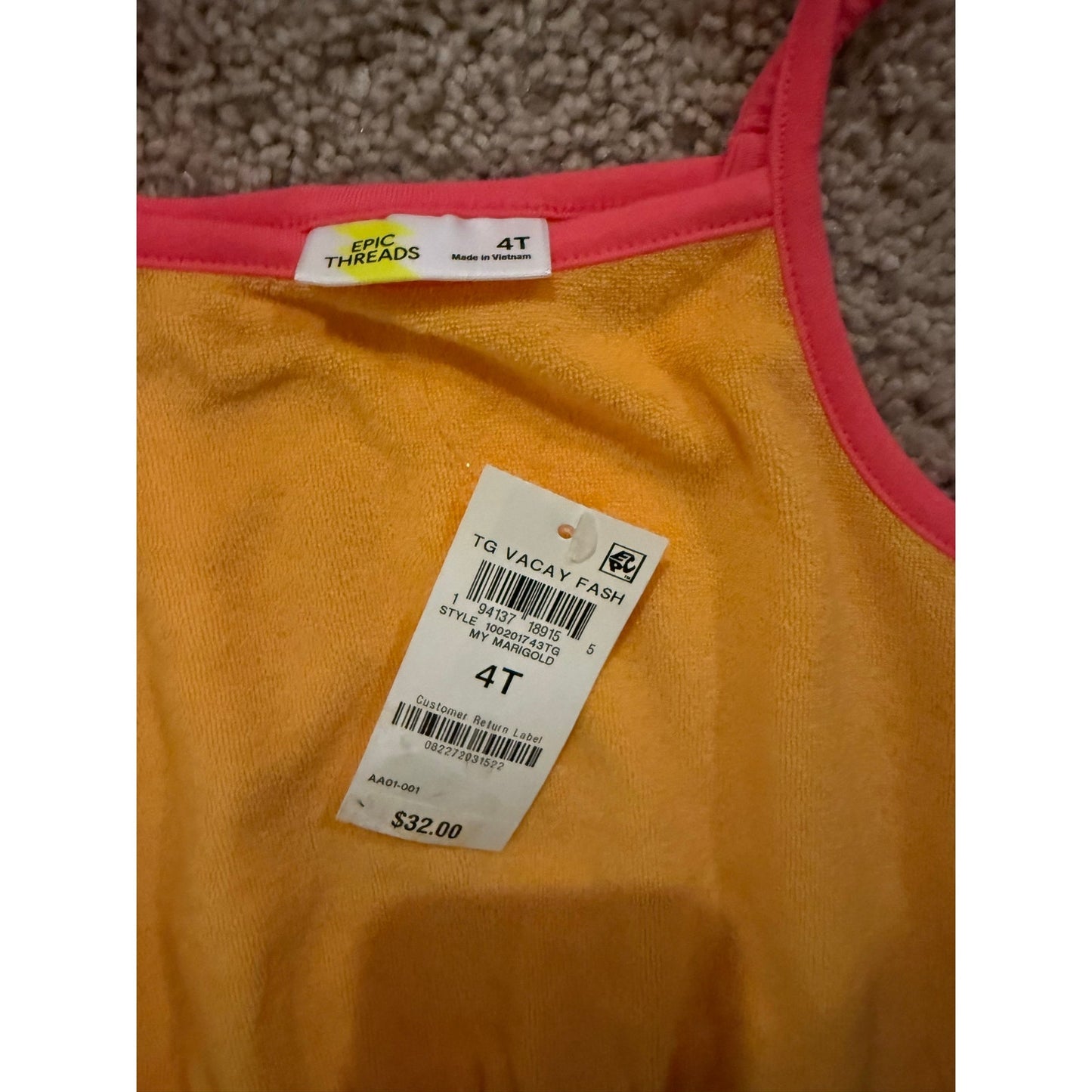 New Epic Threads 3 Piece Bundle-4T Retail $74