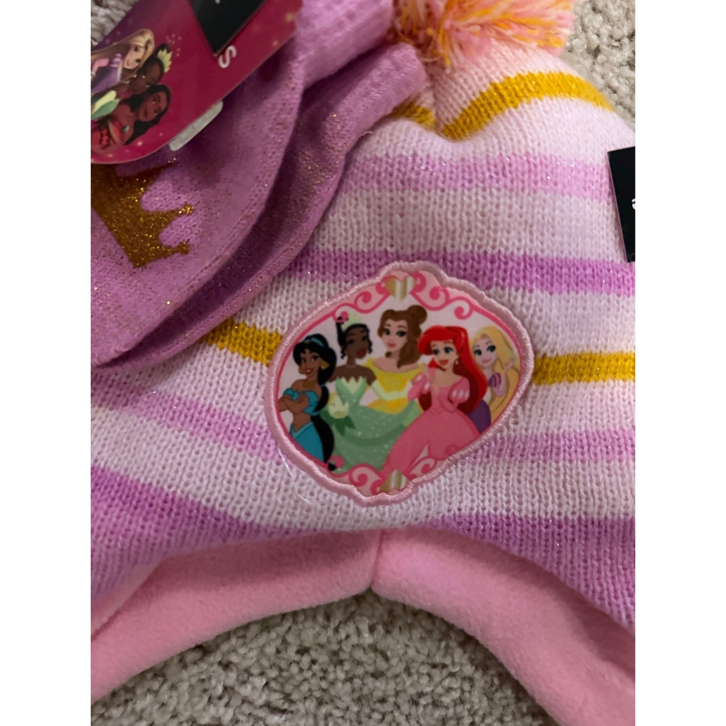 New Disney Stocking Hat and Mittens-OS