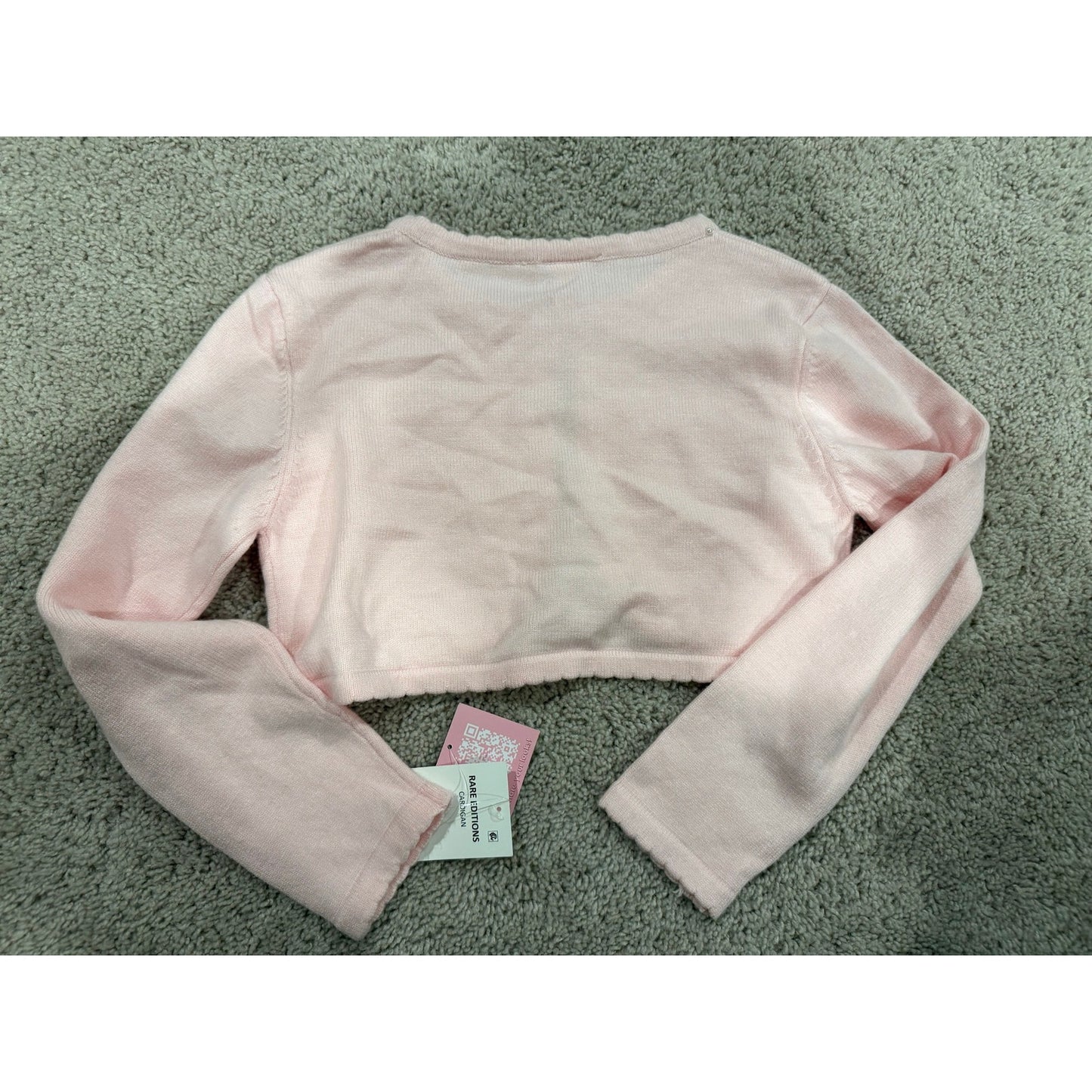 New Girls Rare Editions Cropped Cardi-14 Retail $44