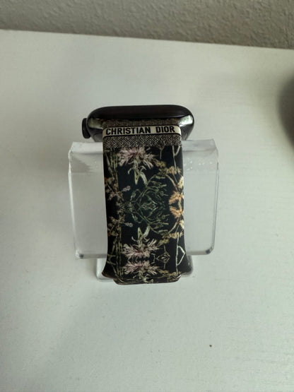 Daisy Floral Silicone Apple Watch Band