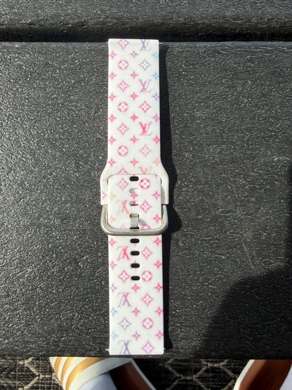 20MM/22MM Small Printed Silicone Bands