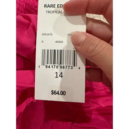 New Girls Rare Editions Pink Dress-14 (Retail $64)