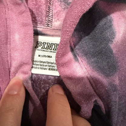 PINK Victoria's Secret Tie-Dye Hoodie - Purple and Black