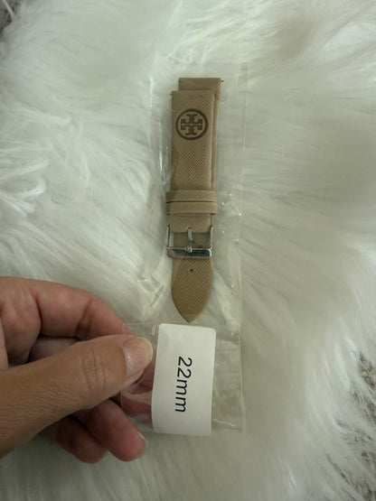 Tina 22mm vegan leather watchband