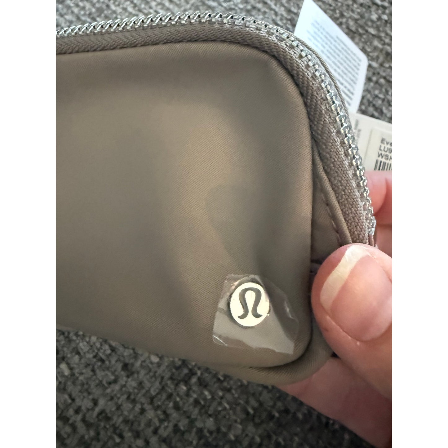 NWT Lululemon Everywhere Belt Bag Nano- Warm Ash Grey