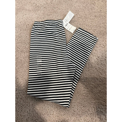 New Girls Striped Leggings-18/20