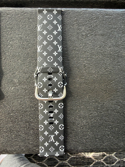 20MM/22MM Small Printed Silicone Bands