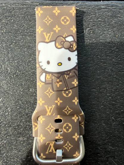 20MM/22MM Small Printed Silicone Bands