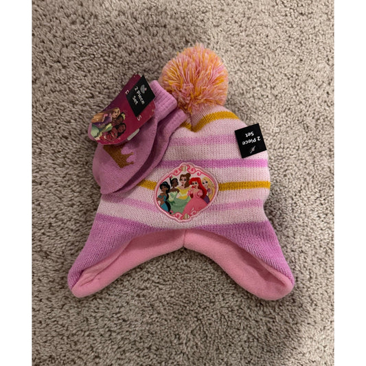 New Disney Stocking Hat and Mittens-OS