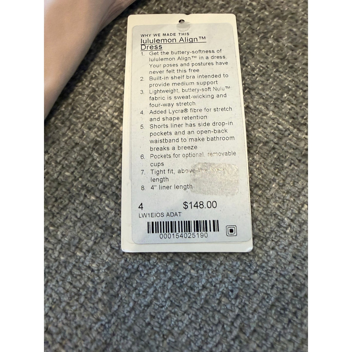 NWT Lululemon Black Dress-10