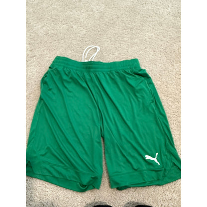 New Mens Green Puma Shorts-XXL