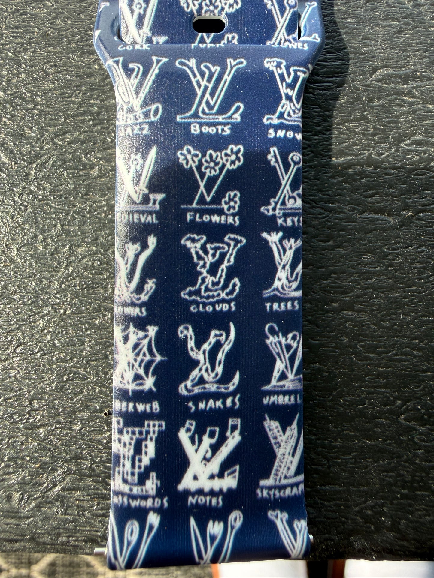 20MM/22MM Small Printed Silicone Bands