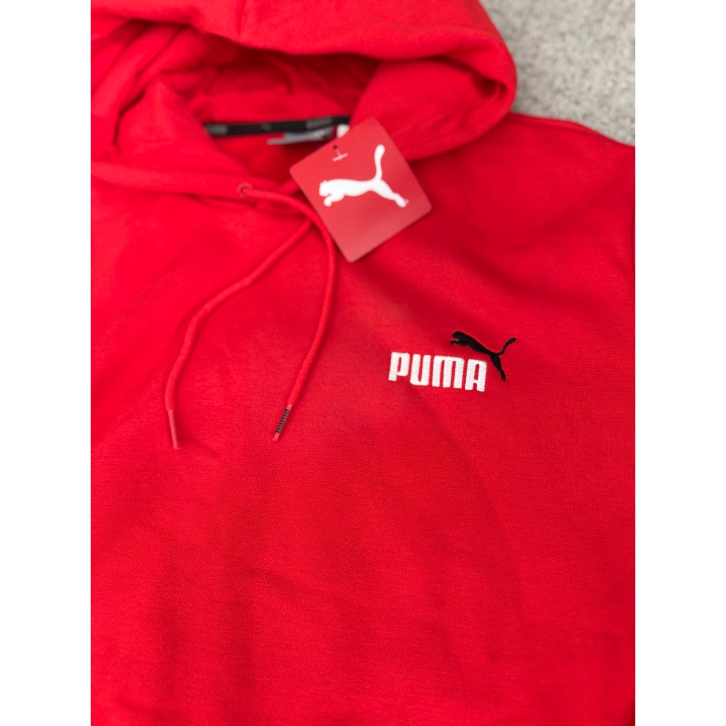 New Men's Puma Red Hoodie-M Retail $50