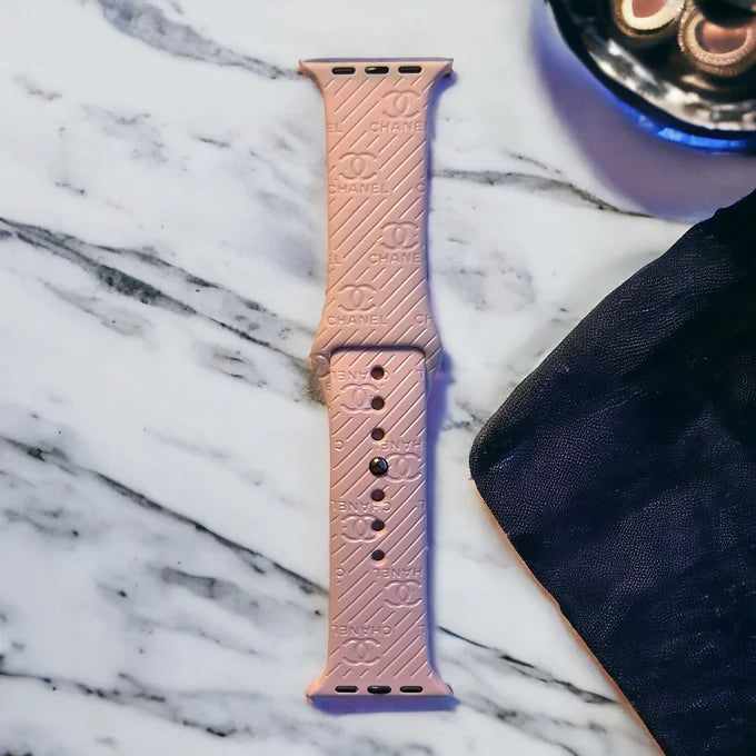 Catalina Engraved Silicone Apple Watch Band