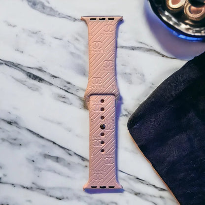 Catalina Engraved Silicone Apple Watch Band