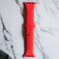 LaLa Engraved Flowers Apple Silicone Watch Band