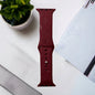 LaLa Engraved Flowers Apple Silicone Watch Band
