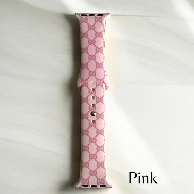 Gia Neutral silicone Apple Watch band