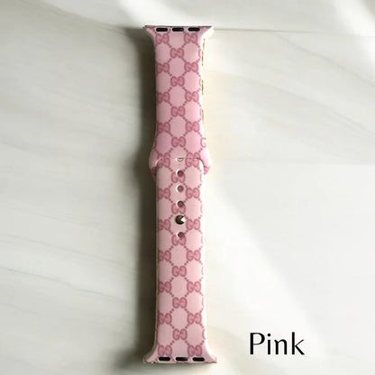 Gia Neutral silicone Apple Watch band