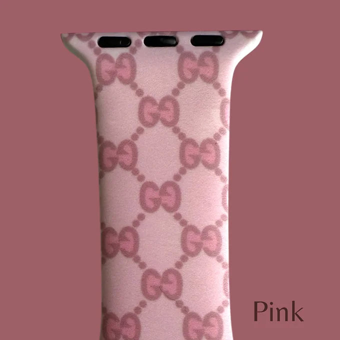 Gia Neutral silicone Apple Watch band