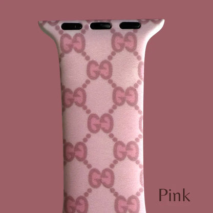 Gia Neutral silicone Apple Watch band