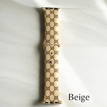 Gia Neutral silicone Apple Watch band