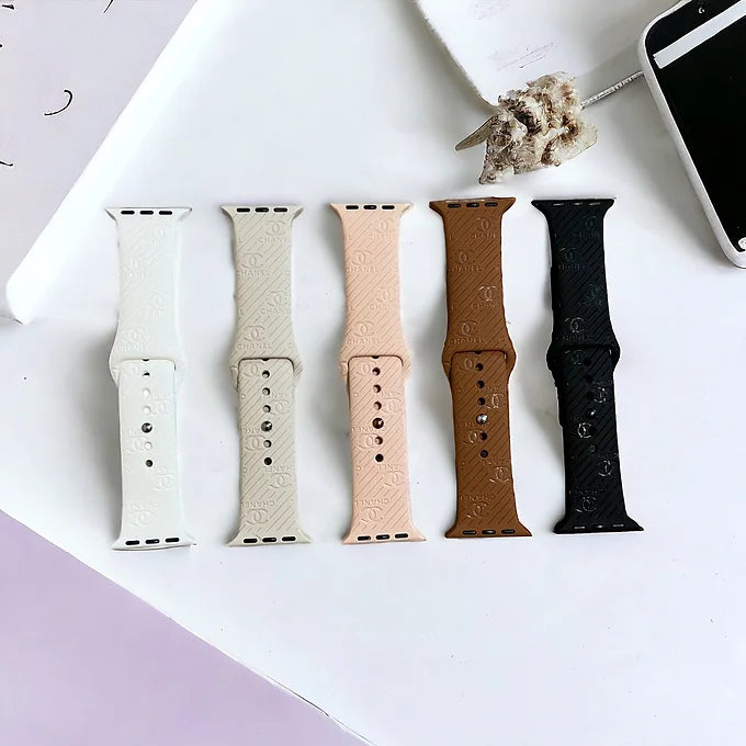 Catalina Engraved Silicone Apple Watch Band