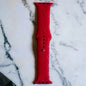 LaLa Engraved Flowers Apple Silicone Watch Band