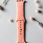 LaLa Engraved Flowers Apple Silicone Watch Band