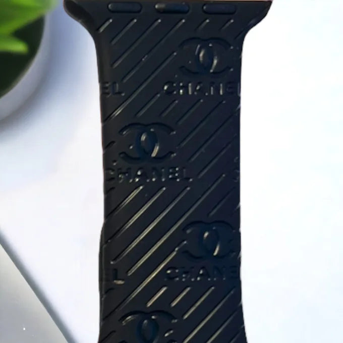 Catalina Engraved Silicone Apple Watch Band