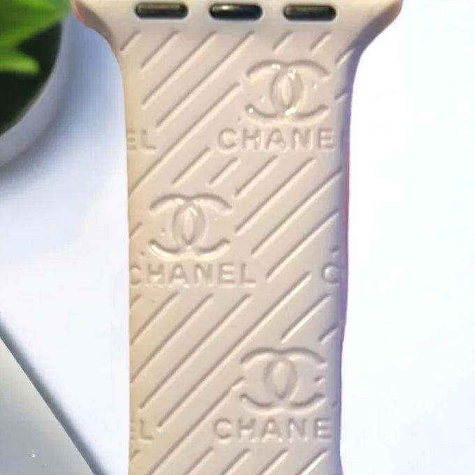 Catalina Engraved Silicone Apple Watch Band